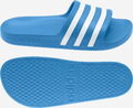 Adidas Adilette Aqua Slide blau weiß solblu hellblau Schlappe Badelatschen Sauna