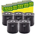 5x MANN-FILTER W 920/48 ÖLFILTER MIT EINEM RÜCKLAUFSPERRVENTIL ANSCHRAUBFILTER