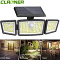 225 LED Solarleuchte Fluter mit Bewegungsmelder Solarlampe Außen Garten Strahler