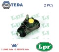 4763 RADBREMSZYLINDER TROMMELBREMSE HINTEN LPR 2PCS FÜR MAZDA 121 I,121 II