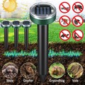 4/8 stk Solar Maulwurfschreck Maulwurf Maulwurffalle Wühlmausschreck Abwehr Maus