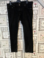 JACK & JONES Herren Glenn Slim Fit Jeans Baumwolle Stretch Zip Fly Schwarz W36 L32