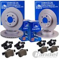 ATE BREMSSCHEIBEN + CERAMIC BELÄGE VORNE + HINTEN passend für FORD GALAXY S-MAX