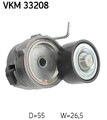 SKF Spannrolle, Keilrippenriemen Links, Mitte, Oben u.a. für CITROËN, DS, OPEL