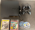 Sony Playstation 3 Konsole - slim Konsole mit 120 GB 2 Controller - 4 Spiele