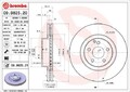 BREMBO 2 Bremsscheiben Coated Disc Line belüftet 330 mm (09.9825.21) |