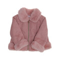 Liu Jo, Shearling Jacke, Mädchen, Größe: 80, Pink, Polyester, Einfarbig #eTN