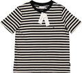 NEU! Calvin Klein Damen T-Shirt mit Logo-Stitching  Gr. M schwaz- weiß gestreift