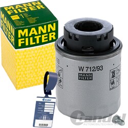 MANN FILTER ÖLWECHSELSET passend für AUDI A3 8P VW GOLF 5+6 PASSAT B6