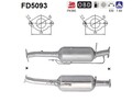 AS DPF Rußpartikelfilter Dieselpartikelfilter FD5093 Cordierit für FORD KUGA 1