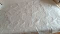 Bettüberwurf/Tagesdecke, Polyester, 217x140 cm, Ivory, Doppelseitig geprägt,NEUw