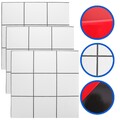 3 Sheets Entfernbarer Fliesenaufkleber Selbstkleberfliesenaufkleber