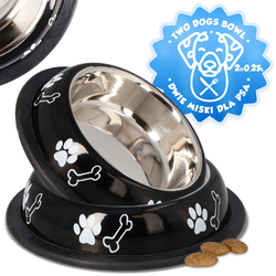 2x Edelstahl Napf Gummiring 0,25 Fressnapf Futternapf Hundenapf Hunde Katzenapf