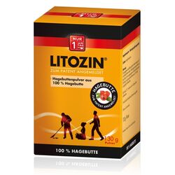 LITOZIN Hagebuttenpulver 130g für beweglichere Gelenke PZN 11523155 plus Proben