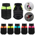 1x Wasserdicht Haustier Kleidung Hundejacke Wintermantel Regenmantel Weste Hund