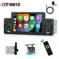 Autoradio Carplay Android Auto Mit 5 Zoll IPS Bldschirm FM Bluetooth 1DIN Kamera