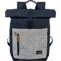 Travelite BASICS Rollup Rucksack Marine/Grau