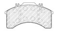 FERODO Bremsbelagsatz Scheibenbremse PREMIER FCV770 für IVECO FER9422PC 1 3 2