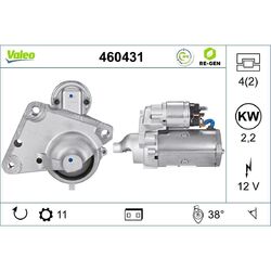 Starter VALEO RE-GEN AT VALEO 460431