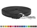 Mystique® Gummierte Schleppleine 15mm mit Handschlaufe Standard Karabiner