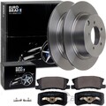 EuroBrake BREMSSCHEIBEN 302mm BELÄGE HINTEN passend für MITSUBISHI OUTLANDER ASX