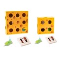 Automatisches interaktives Katzenspielzeug Käsebox spielen tragbares Pappdesign