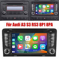 7" Android 13 Autoradio GPS Navi Wifi Carplay 2+64GB für Audi A3 S3 RS3 8P1 8PA