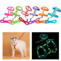 Katzengeschirr Mit Leine Ausbruchsicher Nylon Kitten Verstellbar Reflektierend S