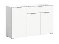 xonox.home Kommode Sideboard Schrank Anrichte Highboard Ray weiß 135x86x40 cm