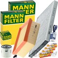 MANN FILTER INSPEKTIONSPAKET passend für FORD FIESTA 6 BMAX JK 1.25+1.4+1.6