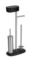 Stand WC-Garnitur mit Box Rivazza mit integriertem Toilettenpapierhalter WC-B...