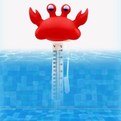 Schwimmendes Poolthermometer Großes Display Bruchsicher Leicht Zu Lesen