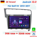 2+32G 10.1" Android Carplay Autoradio GPS Navi BT WIFI DAB+ Für VW Golf VII MK7