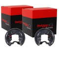 2X METZGER SPRITZBLECHE BREMSSCHEIBEN HINTEN PASSEND FÜR AUDI A3 SEAT ALTEA VW