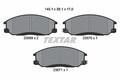 TEXTAR Bremsbelagsatz, Scheibenbremse Vorderachse u.a. für GM KOREA, HYUNDAI