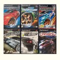 SONY PS2 Need For Speed Underground Serie & Most Wanted & Prostreet & Carbon