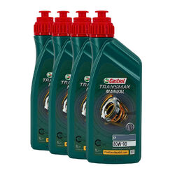 CASTROL Transmax Manual EP 80W-90 Getriebeöl MAN 341 Typ Z2, 4x1 Liter