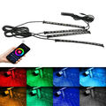 4-in-1 RGB LED Streifen Licht Auto Atmosphäre Innenbeleuchtung mit USB Kabel