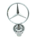 Schwarz44mm Emblem Stern Motorhaube Logo für Mercedes-Benz E200/C180/CLK200/S350
