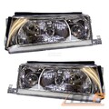 2x SCHEINWERFER H4/H3 MIT NEBEL LINKS + RECHTS FÜR SKODA OCTAVIA 1U BJ 00-10