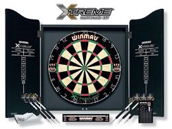 Winmau Dartboard Set „XTREME“ inklusive Cabinet Steeldart Scheibe Darts 