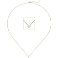 JOBO  "50475" Collier 750 Gold Gelbgold Weißgold bicolor 1 Diamant Brillant 45 c