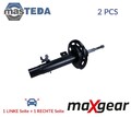 11-0896 STOSSDAMPFER STOßDÄMPFER 2 STÜCK PAAR VORNE MAXGEAR 2PCS NEU