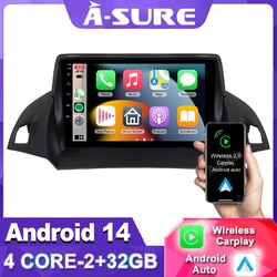 32G Android14 Autoradio Für C-Max Ford Kuga 2012-2018 Escape 2013-19 GPS CarPlay