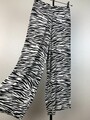 IISLA & BIRD Gr. 38 Culotte Palazzohose schwarz weiß Animal Zebra Hosenrock 90A