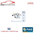 ABS SENSOR DREHZAHLFÜHLER PAAR HINTEN FAE 78209 2PCS H NEU OE QUALITÄT