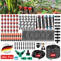 264Stück Micro Automatisch Bewässerungssystem Bewässerung Tropfschlauch Garten