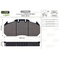 Valeo 882226 Bremsbelagsatz für MAN RENAULT TRUCKS IRISBUS PREMIUM MAGNUM AGORA