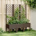 Pflanzkübel mit Rankgitter Blumenkübel Pflanzkasten Rankgitter Gartenspalier PP