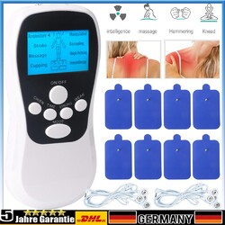TENS-Gerät Tragbares Reizstromgerät 8modi EMS-Puls-Massagegerät Schmerzlinderung